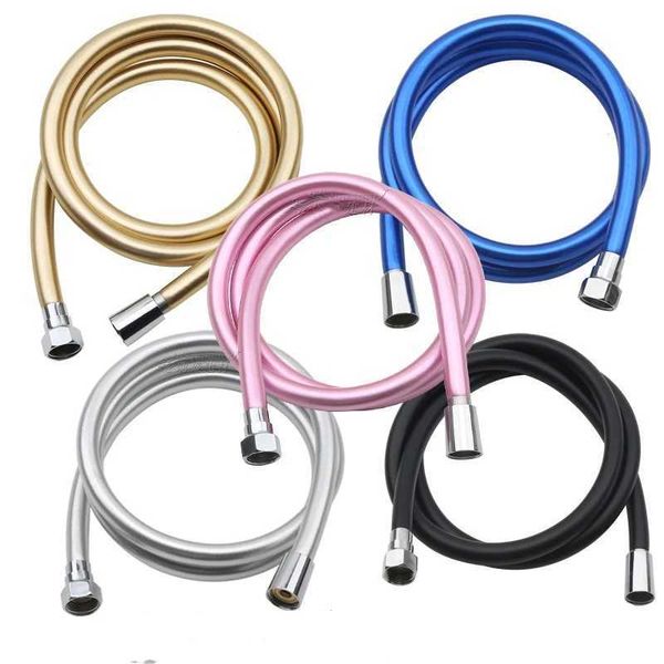 1PC 1.5m Shower Hose Plumbing High Pressure PVC Flexible Handheld Anti Winding GI-2 Universal Hose for Bathroom AccessoriesCL240801