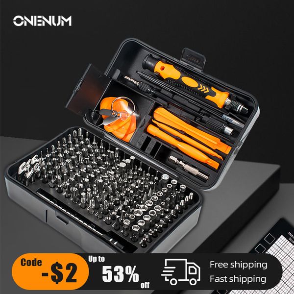 Screwdrivers ONENUM Professional Screwdriver Set 170-138-135-112 In 1 Precision PH2 Screw Driver Bits Multifunctional Repair Hand Tools Kit