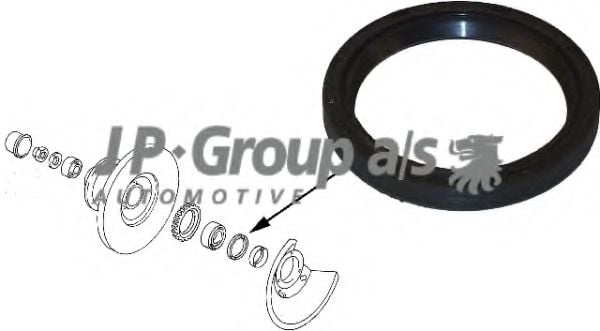 Shaft Seal, wheel bearing JP GROUP 1142000400
