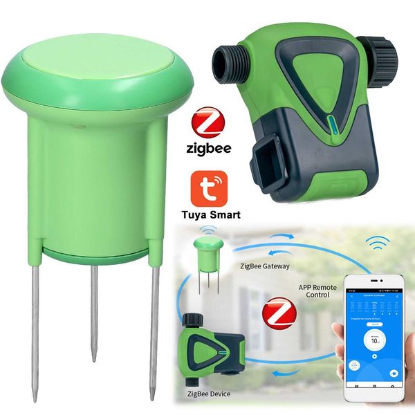 Tuya ZigBee 3.0 Sprinkler Timer Garden Automatic Watering Irrigation Timer Intelligent Timing Valves ControllerXJ241220