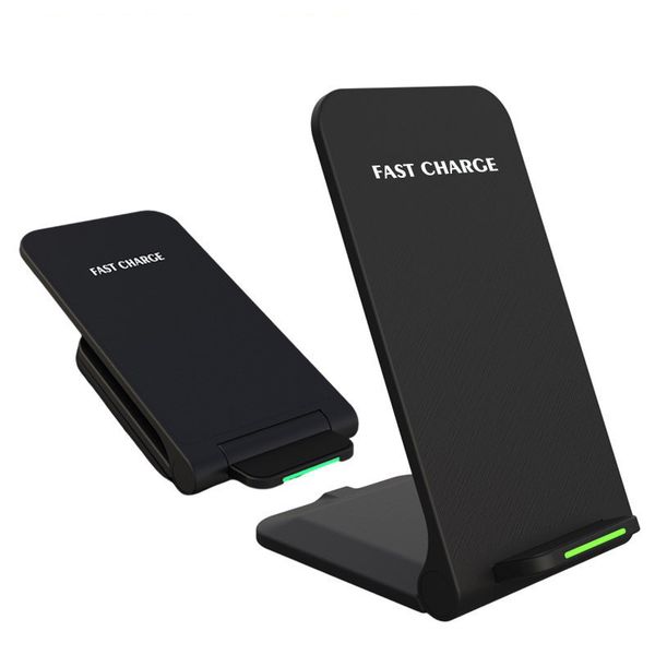 Wireless Charger Foldable Stand Pad For iPhone 14 12 13 pro max Samsung S23 S22 Qi Fast Charging Dock Station 15W Quick Phone Holder Retail