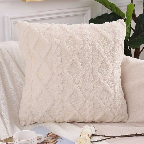 New Arrival Olanli Throw Cotton Couch Soft Cushion Cover 45x45cm Sofa Shell Solid He Living Bedro Decorative Box 50x50 Z241113