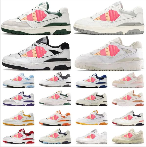 Designer running shoes men women Triple Black Bricks Wood Sea Salt White Mushroom Rain Cloud Grey White Green Mens Trainers Sneakers