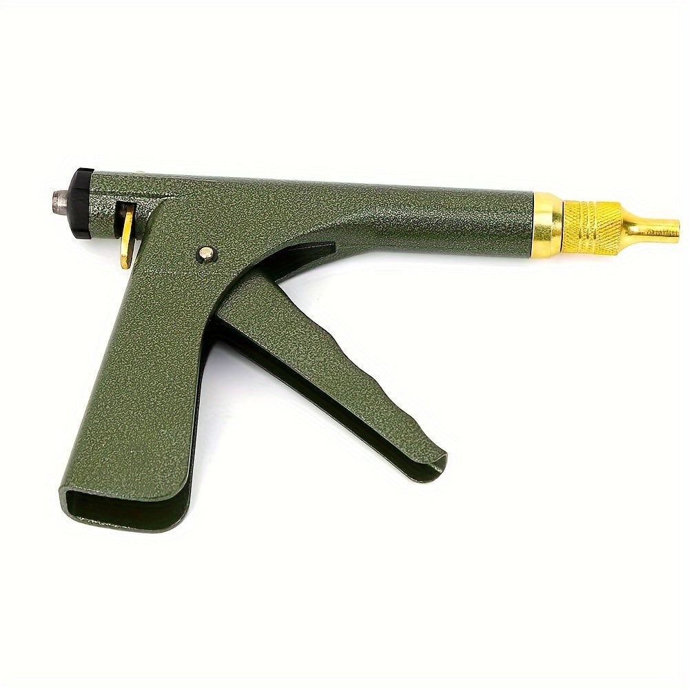 TEMU Tire Tubeless Tire Wheel Repair Gun Kit Mushroom Plug Probe Nozzle! - Tire Repair Kit - Tubeless Tire Wheel Repair Gun With Mushroom Plug And