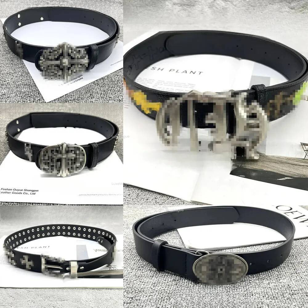 2025 Chrome Belt New Designer Men And Women Fashion Belt Street Cowboy Motorcycle Trend Style Fashion Ch Party Hip Hop Rock Ch Style Christmas c61