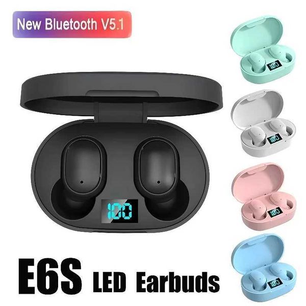 Headset E6S TWS Wireless phones Sports Waterproof 5.0 Earphone Stereo set with Microphone for Iphone Xiai Z241105