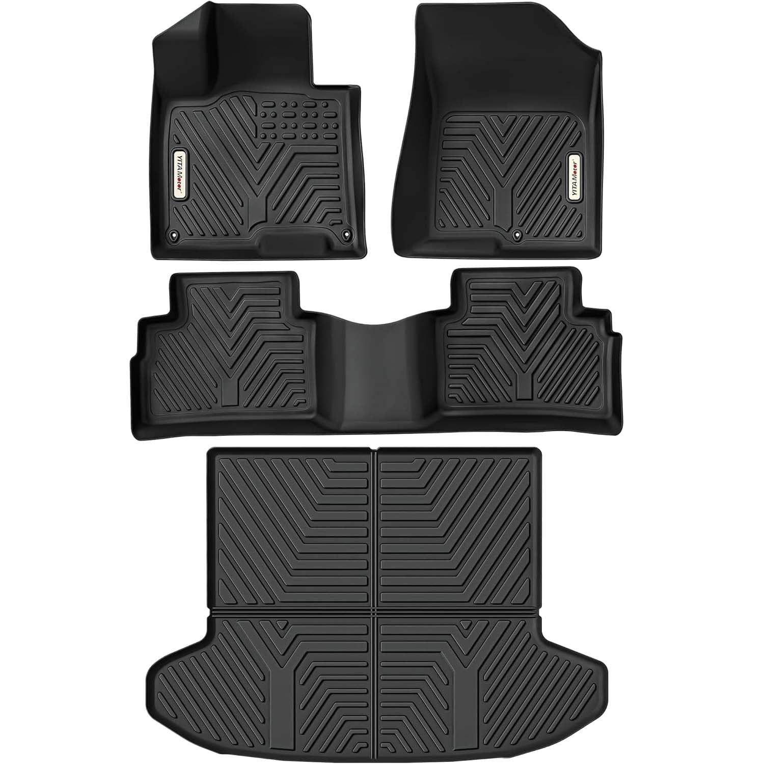 2023-2025 Kia Sportage Floor Mats (Non-Hybrid) | Waterproof TPE All-Weather Liners | Anti-Slip Custom Fit Protection