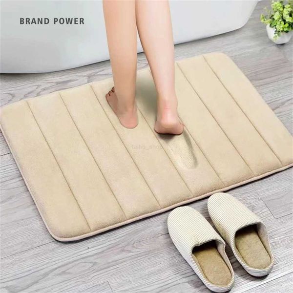 Super Absorbent Bath Mat Non Slip Rugs Bathroom Carpets Soft Memory Foam Floor Mat Bedroom Toilet Floor Shower Rug Home DecorXJ19