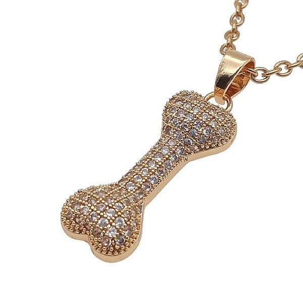 Collares colgantes de rhinestone de acero inoxidable 304 para mujer