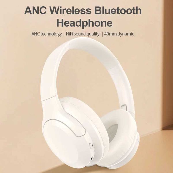 Headset PARAMITA ANC Noise Canceling Headphones A1 Wireless Bluetooth Headphones BT5.3 400mAh Over-Ear Foldable for Sports Work Games Z24101