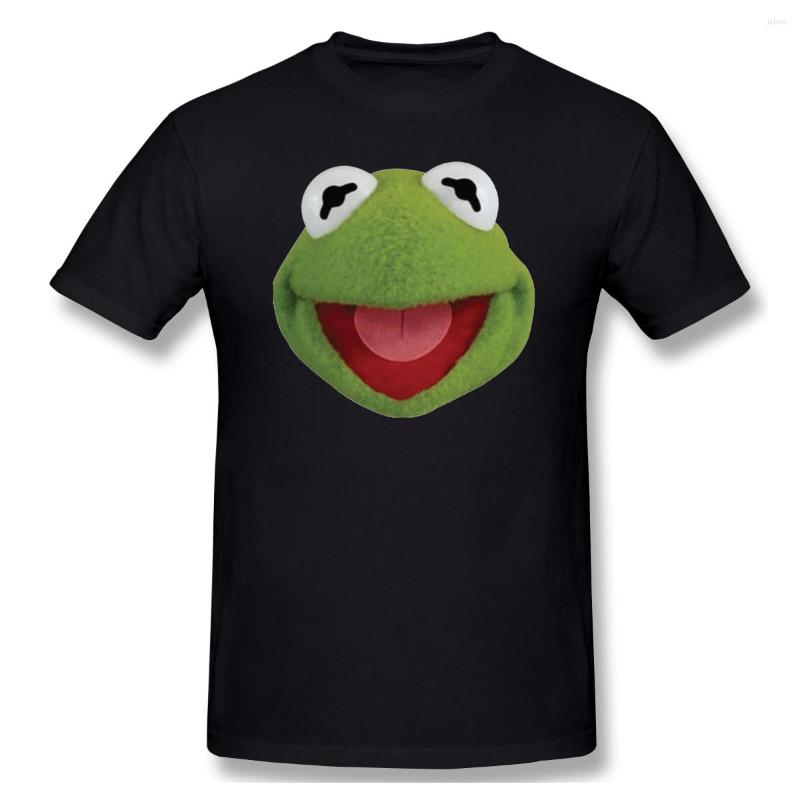 Men&#039;s T Shirts Man Seame Kermit The Frog Mask Puppet Funny Animal Jim Henson Everyday Cool Graphic Tshirt