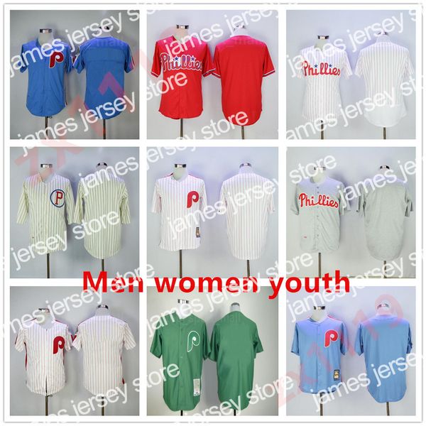 2022 Retror 1921 1948 1950 1983 Vintage Baseball 1 Richie Ashburn Jersey 26 Chase Utley 6 Ryan Howard 11 Jimmy Rollins Retire Pinstripe Team