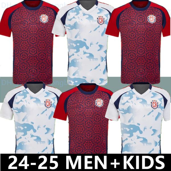 24 25 Costa Rica Copa America J.CAMPBELL Mens Soccer Jerseys National Team A.CONTRERAS G.TORRES BORGES C 2024 2025 Home Away Football Shirts