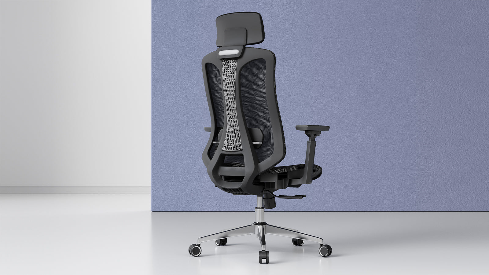 LogicfoxErgonomic Office Chair Pro: Breathable Mesh Seat Black