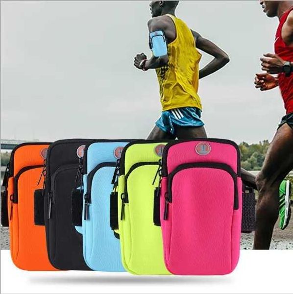Universal 6 Waterproof Sport Armband Bag Running Jogging Gym Arm Band Outdoor Sports Arm Pouch Phone Bag Case Cover Holder M240905