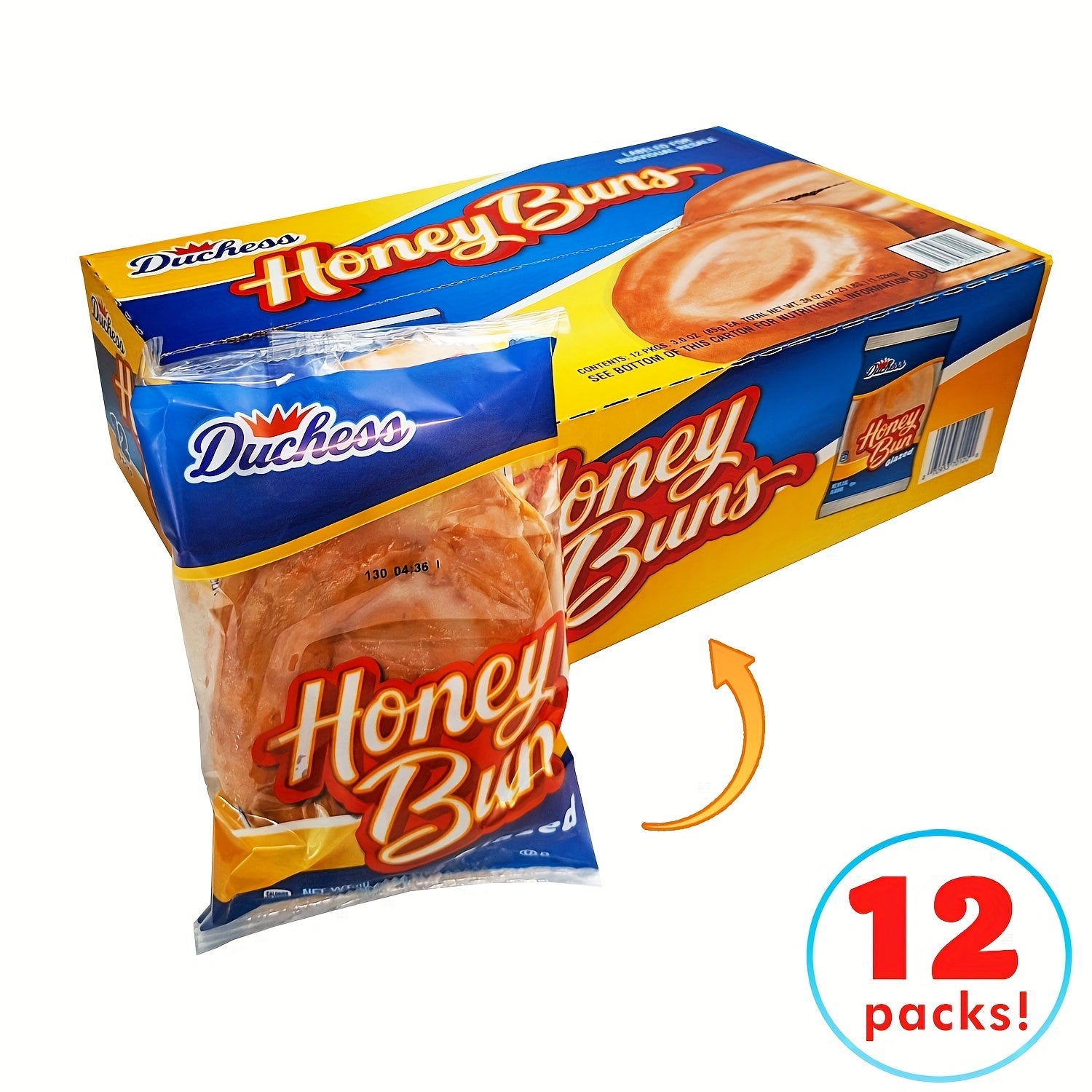 TEMU Duchess Honey Buns, 3oz., 12 Pk. Halloween (candy), Snacks, Candy, Sweets, Dubai Chocolate Bar, Food, Tea, Cheap