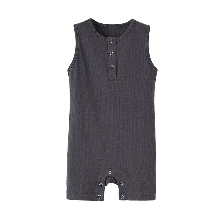 K552 Summer Baby Sleeveless Romper Soft Cotton Newborn Boy And Girls Ribbed Jumpsuits Bodysuit Toddler Infants Clothes