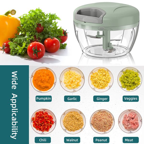 Manual Rotate Vegetable Cutter Food Slicer Garlic Crusher Fruit Cheese Onions Chopper Meat Grinders Gadgets Kitchen Accessories