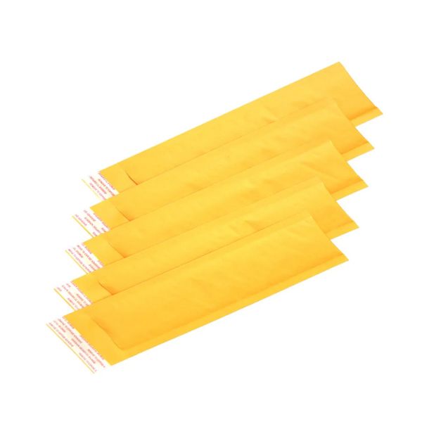 Long Style Kraft Paper Packaging Bubble Mailer Bags Padded Shipping Envelope With Bubble Mailing Bag Business Supplies