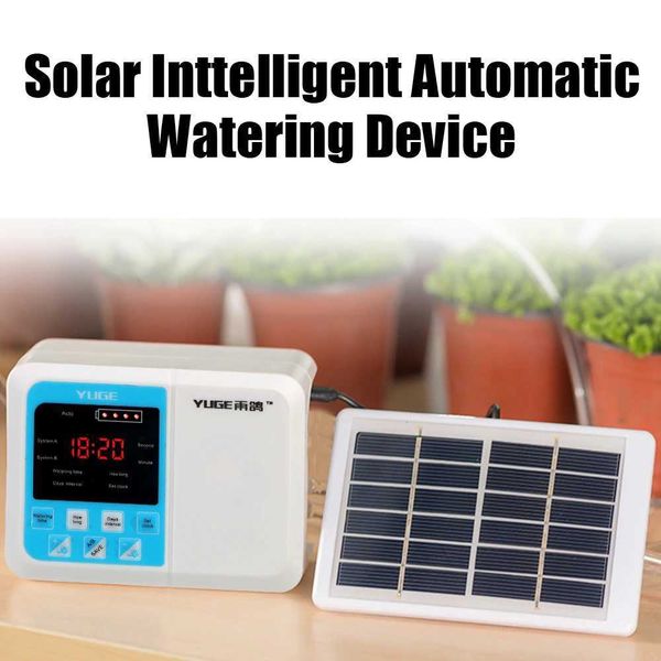 Watering Device for Plants Garden Drip Irrigation Device Timer System Intelligent Automatic Double Pump Controller Solar EnergyXJ241220