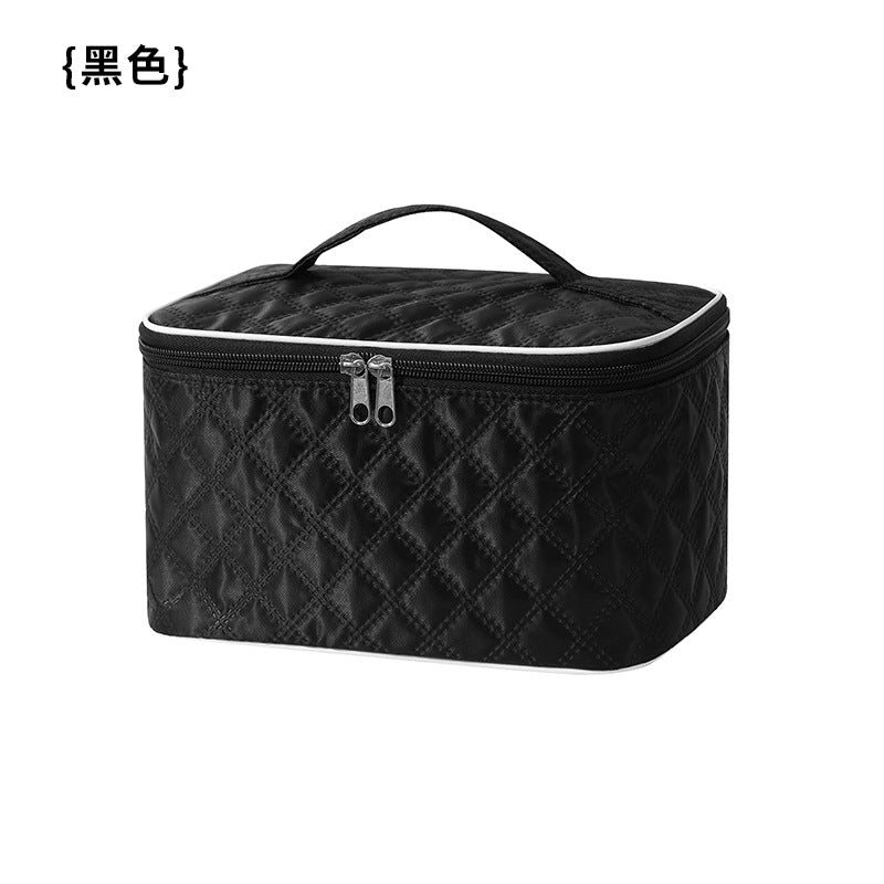 N276-A3 ins style rhombus skin care cosmetic bag portable large capacity high value travel wash waterproof storage bag