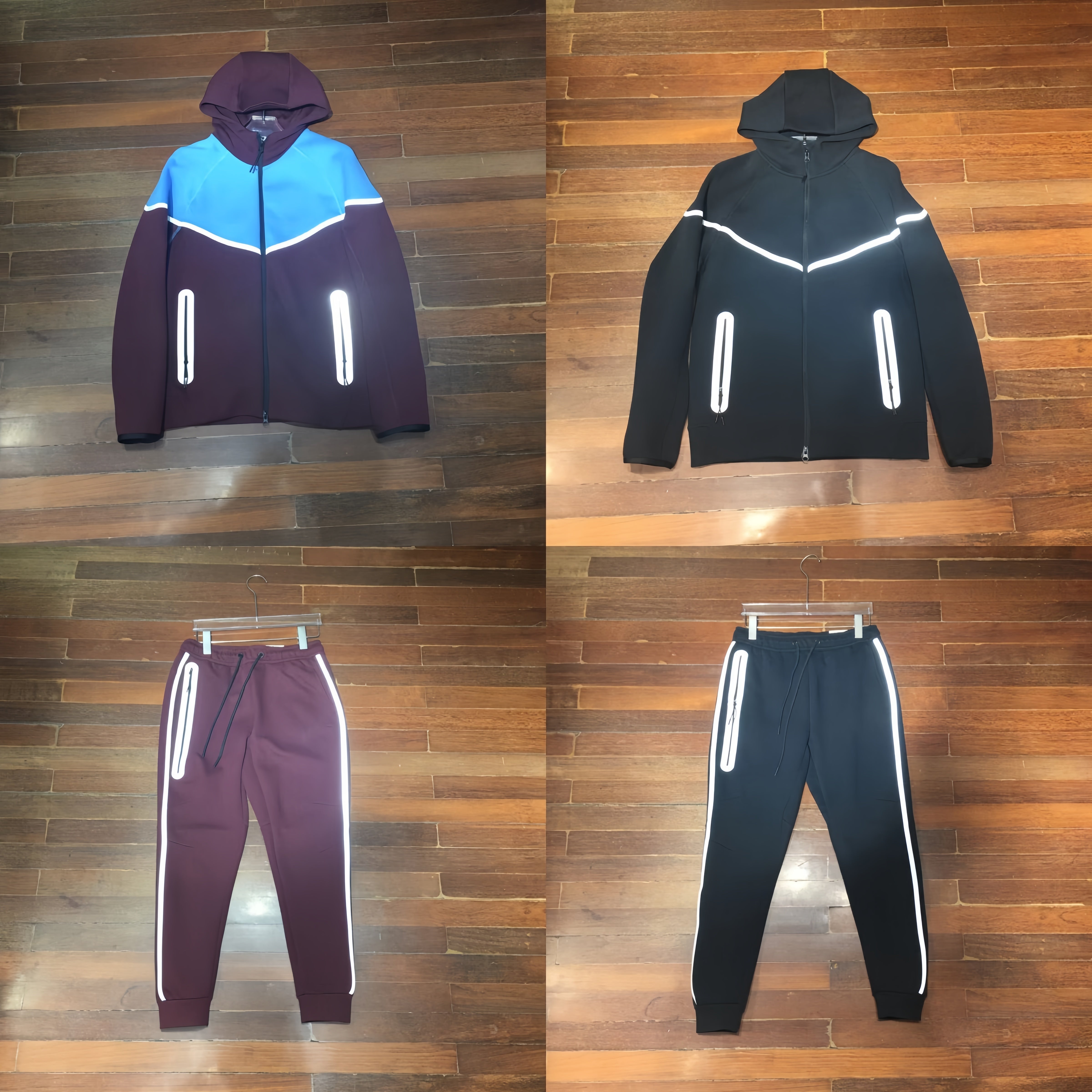 niki tech tracksuit monterex Tracksuit designer mens woman pants full-zip hoodie windrunner sportswear jacket reflective waist cord pocket taping te