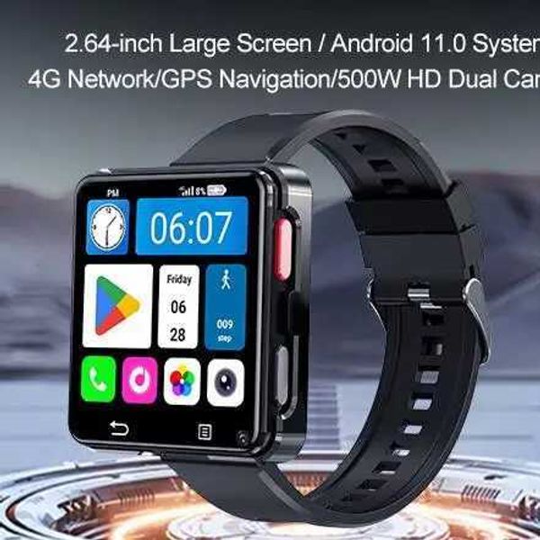 Smart Watches New S998 4G smartwatch Android 11.0 OS 2.64-inch large screen 24-hour continuous heart rate sleep monitor gaming waterproof sm