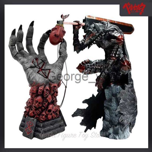 Minifig 26cm Berserk Hand of God Resin Figure Statue Guts PVC Action Anime Figurine Model Collection Desk Decoration Toys Birthday Gift J230
