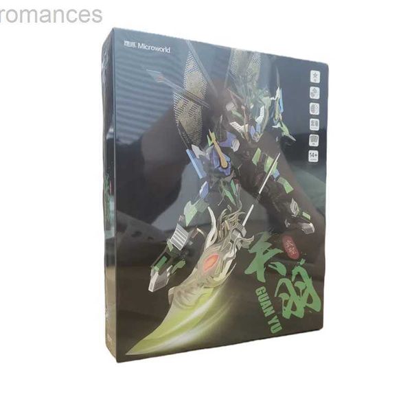 3D Puzzles Microworld 3D Metal Puzzle Guan Yu Warrior Model kits DIY Laser Cut Assemble Jigsaw Toys GIFT For Children 240314