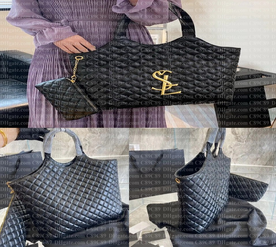 Designer Bag Icare Maxi Bag Women tote bags Attaches Fashion Shopping beach fashion famous Large Totes Shoulders Purse Genuine Handbags Black