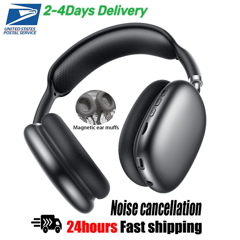headphones pro max earbuds Wireless Earphones Bluetooth Max Headphones HIFI Super Bass earphones Headset headphone B22 Magnetic case Noise Cancellin