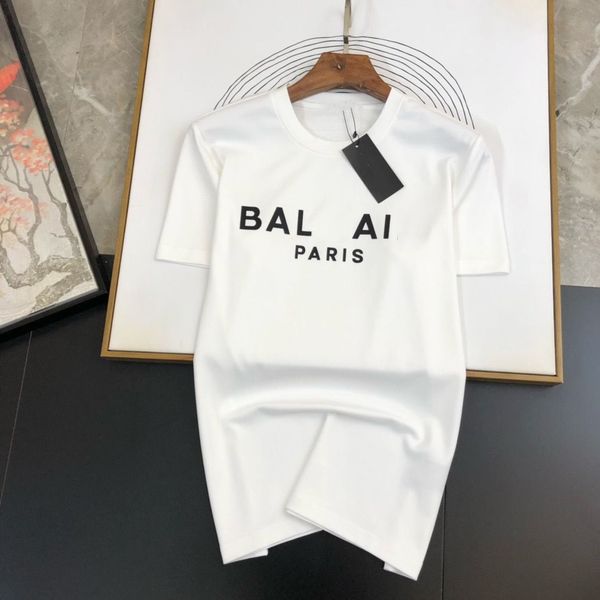 Comfortable Summer Mens Designer Band T Shirts Fashion Black Letter Print O-neck Short-sleeve Femme Loose Casual Crop Top 100% Cotton Tee Sh