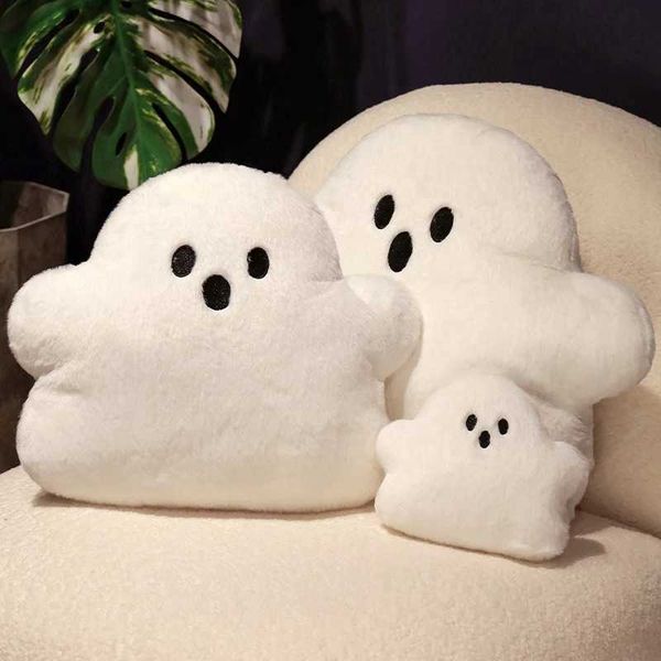 Spooky Halloween ghost throw pillow spoof holiday plush toy waist office nap pillow male and female holiday cloud gift X241028