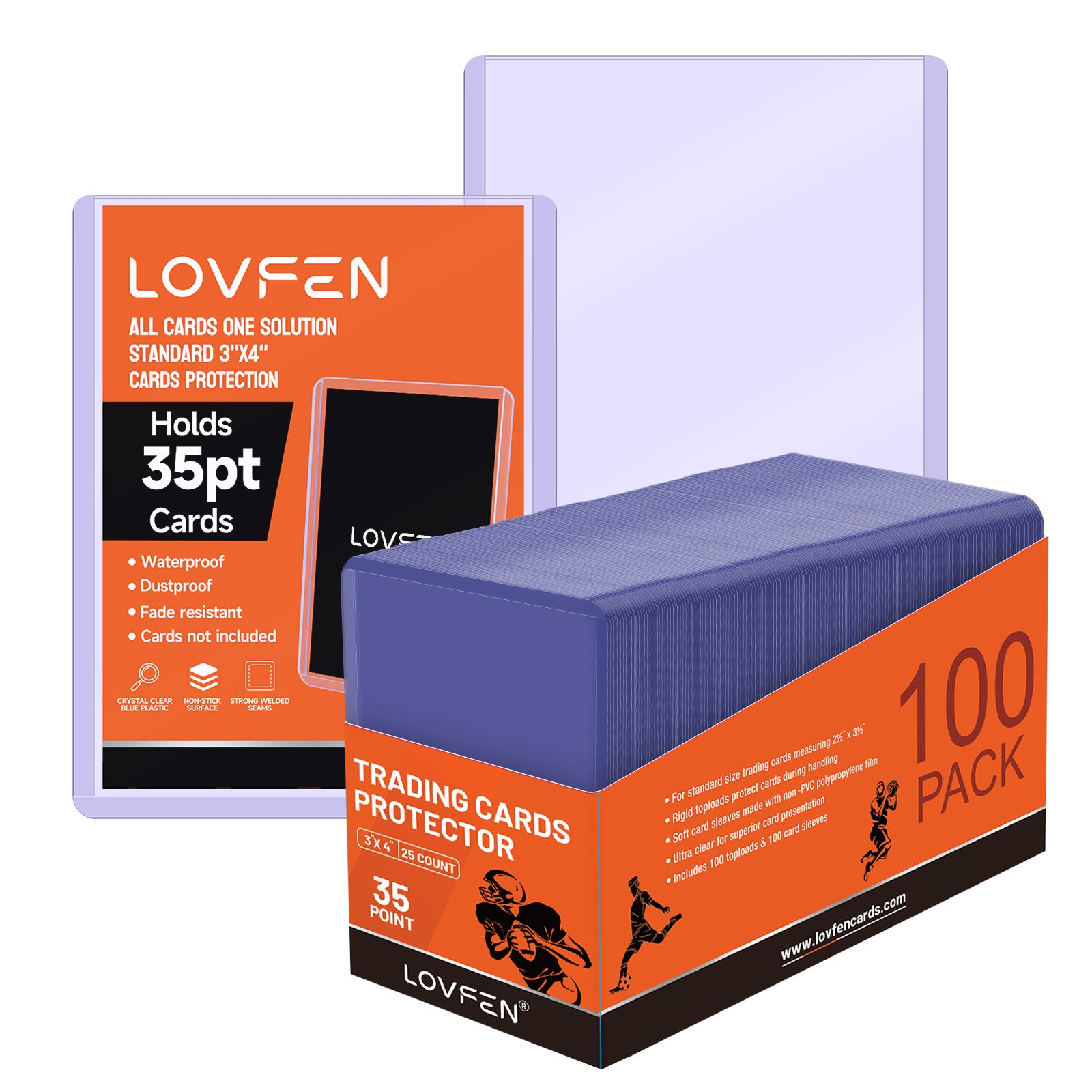 TEMU 1000ct Top Lovfen 3 "x 4", Baseball Card Protective Case Hard Plastic, Used With Trading Card Sports Card Holder, Suitable For Collection,