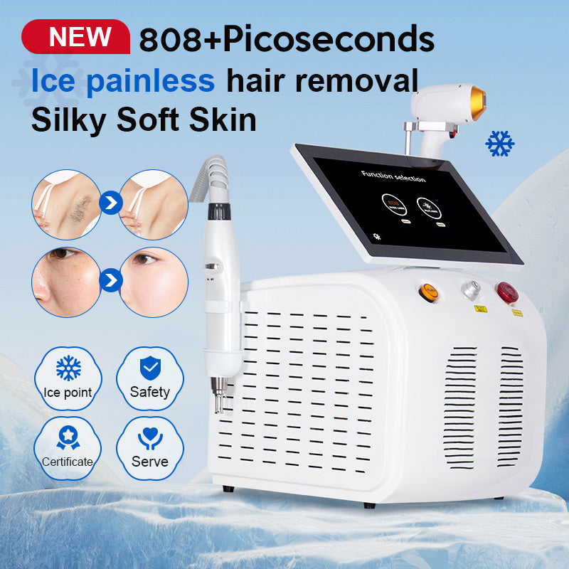 Titanium Hair Removal Professional 2-In-1Diode Laser Pico Ipl Nd Yag Picosecond Laser Opt Hair Removal Tattoo Removal