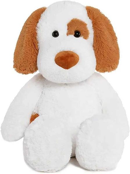 Plush Dolls MorisMos Soft Dog Stuffed Animal Large Cute Stuffed Dog Plush Toy Cuddle Dog Hugging Pillow for Kids 20in White Brown H241101