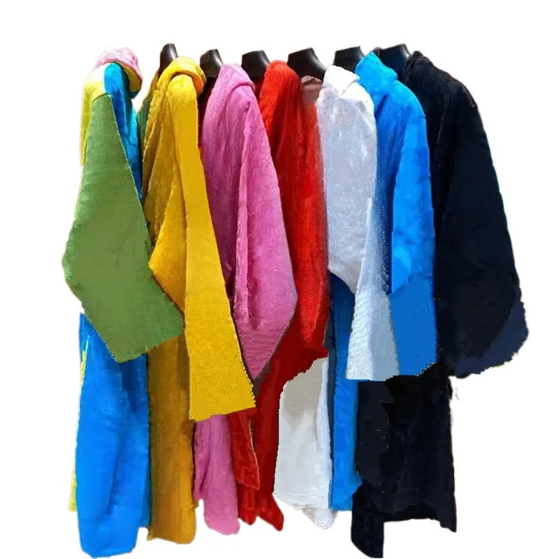 2025 Sleep Man womens Cotton Lounge Sleepwear Night Robe High quality Fashion Women Bathrobe Breathable Woman Elegr