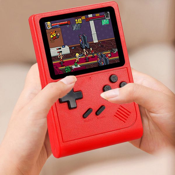 GB300 Handheld Game Console Built-in 8G 3.0 Inch Screen TV Retro Video Game Console 6000+ Games AV Output 800mAh for Kids Adults