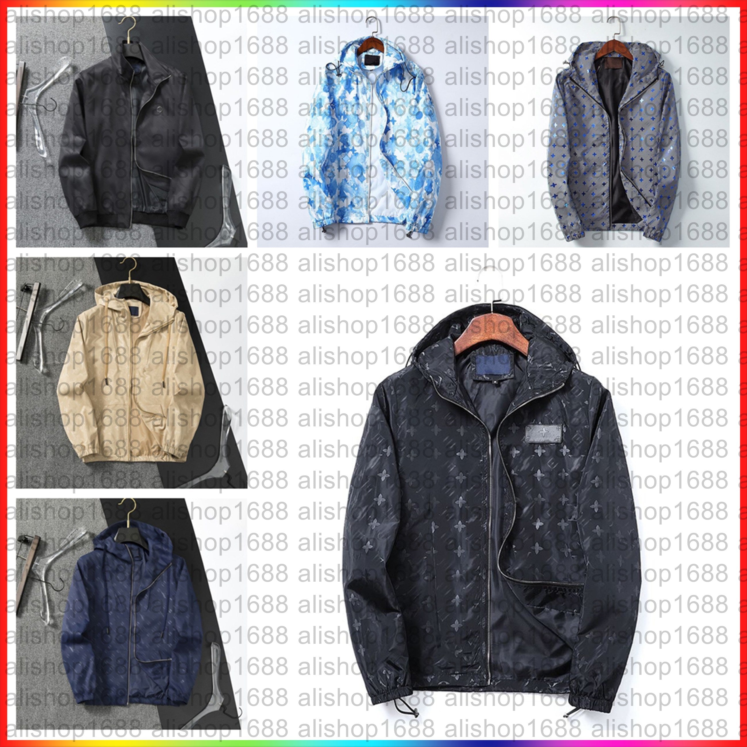 Designers Mens jackets Thin Men&#039;s Women Wind Breaker Coat Zipper Hoodie Jacket Quick Drying Sport Luxury Autumn Slim Outerwear Clothing Windbre