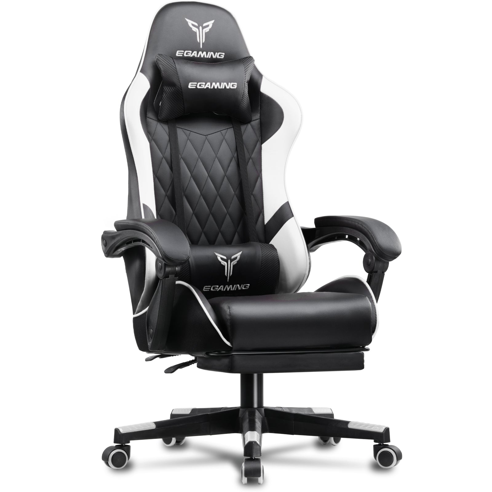 GTPLAYER Gaming Chair Ergonomic Computer Desk Chair with Footrest and Lumbar Support WMT EG901