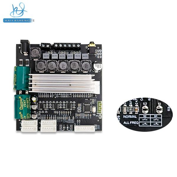 ZK-TB22P 2.1 channel Bluetooth audio power amplifier board TPA3116 module TWS to box potentiometer external