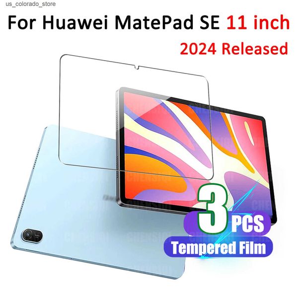 Tablet PC Screen Protectors Screen protector for MatePad SE 2024 (11 inches) HD 9H hardness scratch resistant tempered glass film L240910
