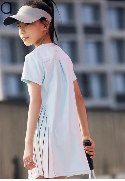 Girls Dress Children Outdoor Leisure Sports Tennis Skirt Fitness Running Dress Kids Sports Clothing New Arrivals