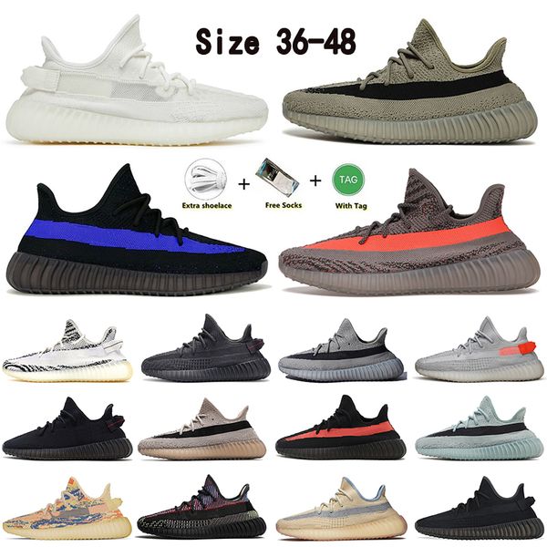 Men womens running shoes big size eur 48 mens trainers MX Oat Onyx Granite Cream White Salt Black Bred Light Bone Dazzling Blue outdoor jogg
