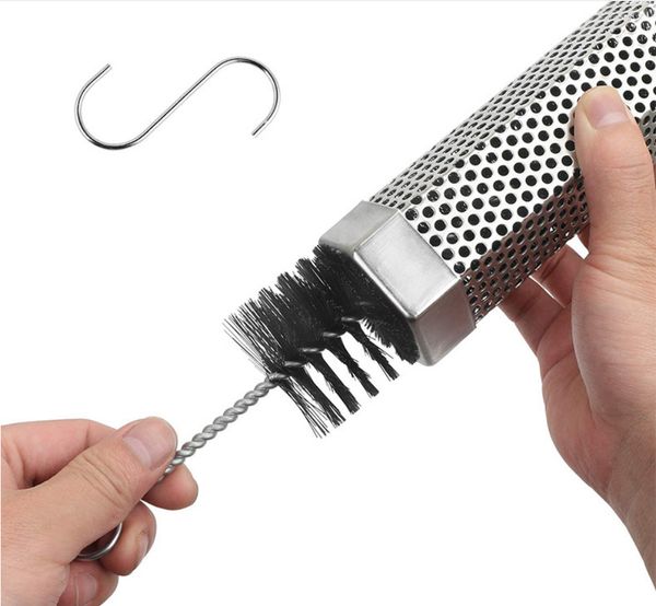 15-31 BBQ Smoker Box Wood Chips For Indoor Outdoor Charcoal Gas Barbecue Grill Meat Infused Smoke Flavor Accessories Smoker Box