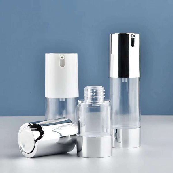 Dispenser Transparent Skin Care Cosmetic Container Vacuum Lotion Liquid Foundation Bottle Airless Pump Bottles