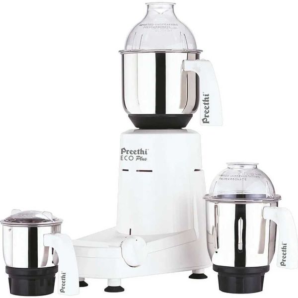 Eco Plus Blender Grinding Machine 110 volts suitable for the United States-Canada white 3-jar W241025
