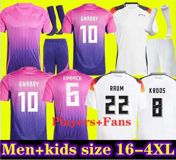 3XL 4XL 2024 Germany HUMMELS GNABRY Soccer Jerseys European Cup kit 24 25 KROOS WERNER DRAXLER REUS MULLER GOTZE Men Football Shirts Kids Ki
