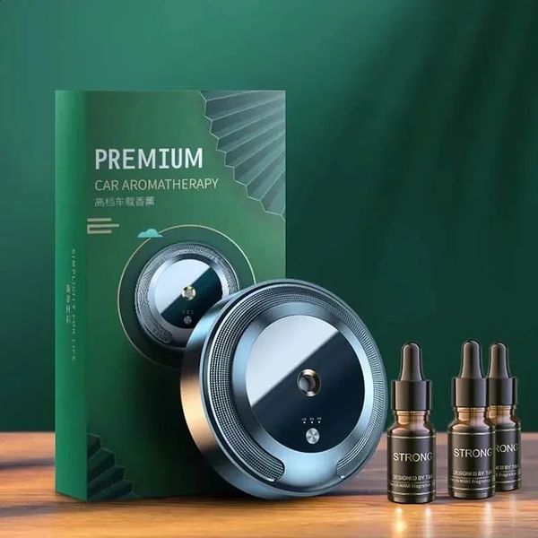 Humidifiers Car Essential Oil Diffuser Air Humidifier Portable Aroma Diffuser USB Smart Air Fresheners Aromatherapy Car Diffuser 240731 CL25