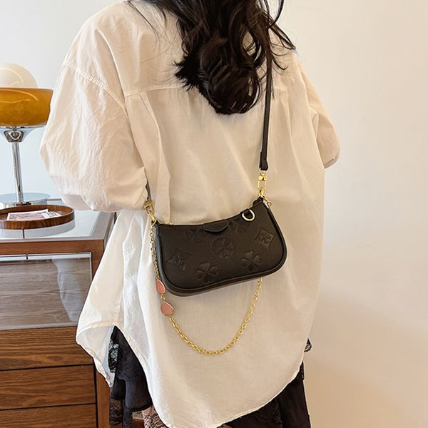 Easy Pouch On Strap Designer Bag Womens Chain Shoulder Bag Multi Felic Mens Fashion Coin Purses Envelope Hand Bags Luxury 3piece Leather Min